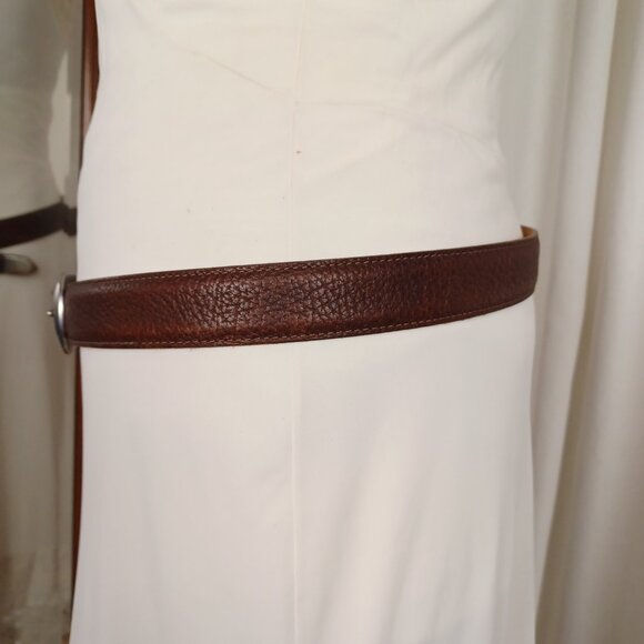 ORVIS Full Grain Bison Leather Belt, Men's/Unisex Size 38 - Picture 3 of 10